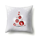 Axyaa Christmas Tree Throw Pillow Case - Festive Xmas Cushion Cover for Home Decor