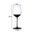 Axyaa High Feet Wine Goblet Set - Elegant Glass Drinkware for Bars & Restaurants