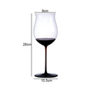 Axyaa High Feet Wine Goblet Set - Elegant Glass Drinkware for Bars & Restaurants