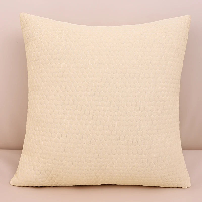 Axyaa Summer Ice Silk Cushion Covers 45x45cm - Soft & Cooling Home Decor Pillowcases