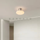 Axyaa Modern Designer Nickel Ceiling Light with Pot Lid, LED Indoor Lamp
