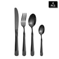 Axyaa Stainless Steel Cutlery Set with Wheat Ear Handle for Family Hotel Party