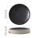 Axyaa Round Ceramic Plate Set for Stylish Dining Experience