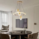 Axyaa Minimalist LED Ceiling Chandelier for Modern Living Room Decor