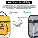 Axyaa Gudetama Insulated Lunch Bag for School and Office Food Storage