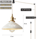 Axyaa Glass Pendant Light E27 Base Adjustable Ceiling Lamp for Living Room