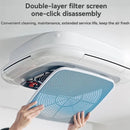 Axyaa Leafless Fan LED Ceiling Light for Modern Bedrooms, Living Rooms, and Dining Rooms