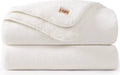 Axyaa Whitecap Plush Throw Blanket - Lightweight & Cozy Fleece for Couch or Bed