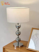 Axyaa Bauhaus Gourd Table Lamp, Medieval Iron Art Decorative Desk Light for Bedroom