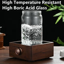 Axyaa Glass Coffee Beans Storage Jar - Vacuum Sealed Moisture-proof Container