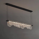 Axyaa Glass Chandelier: Modern Italian Style, Postmodern Design for Bedroom, Living Room, Dining Room