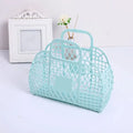 Axyaa Hollow Plastic Tote Basket: Spacious & Portable Beach, Travel, Shower, Home Essential
