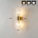 Axyaa Luxury Crystal Wall Lamp: Modern Design LED Lighting for Home Decor