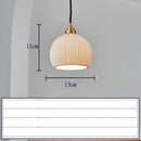 Axyaa Ceramic Nordic LED Pendant Lamp for Home Decor & Indoor Lighting