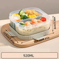 Axyaa Divided Bento Box: Reusable Leak Proof Lunch Container
