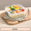 Axyaa Divided Bento Box: Reusable Leak Proof Lunch Container