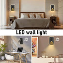 Axyaa USB Wall Lamp with Dual Control Switch, 330° Rotating Head for Indoor Lighting