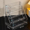 Axyaa Acrylic Step Stairs Makeup Organizer | Skincare Lipstick Perfume Eyeshadow Storage