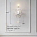 Axyaa French Lustre Crystal Chandelier Living Room Decor Glass Pendant Lights