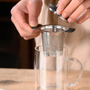 Axyaa Stainless Steel Tea Infuser Double Ear Fine Mesh Strainer Teapot Filter