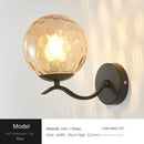 Axyaa Glass Wall Lamp: Modern Nordic Design for Living, Bedroom, Kitchen