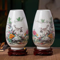 Axyaa Jingdezhen Ceramic Vase for Home Decor and Office Ornaments