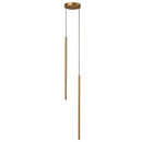 Axyaa Minimalist Pendant Lights: Gold/Black Adjustable Chandeliers for Bedroom, Living, Dining Room