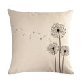 Axyaa Linen Pillowcase: Soft Printed Cover for Sofa, Car, or Home Décor