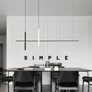 Axyaa Minimalist Dimmable Led Chandelier for Dining Room Kitchen Bar Lighting