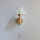 Axyaa Pleated Umbrella LED Wall Lamp, Modern Nordic Design for Living Room, Staircase, Bathroom