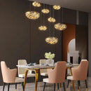 Axyaa Modern LED Pendant Chandelier Light for Living and Dining Room