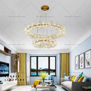 Luxury Crystal Chandelier Light for Living Room, Bedroom, Dining Room by Axyaa