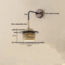 Axyaa Modern Copper LED Wall Light with Pull Chain Switch