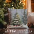 Christmas Pillowcases for Home Decor - Axyaa Pattern Cushion Cover for Sofa Bedroom Car