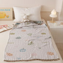 Axyaa Cotton Gauze Bath Towel Shawl & Travel Blanket 80x160cm