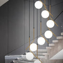 Axyaa Modern Simple Indoor LED Chandelier Ceiling Lamp for Living Room