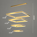 Axyaa Modern Square Luxury Pendant Light for Elegant Living Room