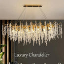 Axyaa Crystal Chandeliers: Luxury Lighting Fixture for Home, Villa, Living & Dining Room