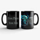 Axyaa Zodiac Constellation Coffee Mug - Customizable 12 Sign Theme Gift