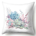 Axyaa Floral Landscape Painting Cushion Cover 45x45CM Home Decor Pillowcase