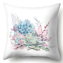 Axyaa Floral Landscape Painting Cushion Cover 45x45CM Home Decor Pillowcase