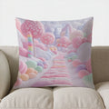 Pink Bears & Lollipop Trees Pillow Cover by Axyaa: Sofa Bedroom Car Cushion