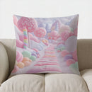 Pink Bears & Lollipop Trees Pillow Cover by Axyaa: Sofa Bedroom Car Cushion