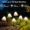 Axyaa Solar Mushroom Lights: Outdoor Waterproof Decor for Lawn, Garden, Patio, Holiday