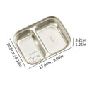 Axyaa 304 Stainless Steel Dinner Plate - Large Capacity, Durable, for Kids & Students