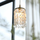 Axyaa Shell LED Pendant Lamp: Modern Art Decoration for Living Room