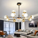 Axyaa Nordic LED Chandelier Pendant Light Fixture for Dining Room and Salon