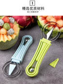 Axya Double-Headed Fruit Digger Spoon and Carving Knife Kitchen Gadget