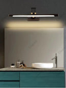 Axyaa Rotatable Wall Lamp for Bathroom Mirror Front Makeup Vanity - Metal Folding LED Lighting