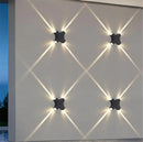 Axyaa LED Wall Lamp 12W Modern Minimalist Style Indoor/Outdoor IP65 Waterproof AC85-265V